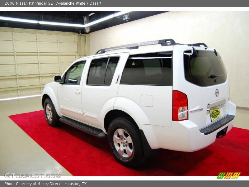 Avalanche White / Desert 2006 Nissan Pathfinder SE