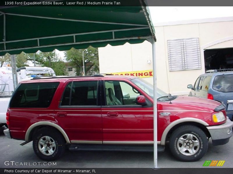 Laser Red / Medium Prairie Tan 1998 Ford Expedition Eddie Bauer