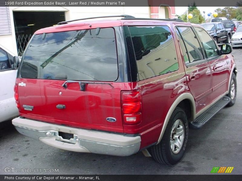 Laser Red / Medium Prairie Tan 1998 Ford Expedition Eddie Bauer