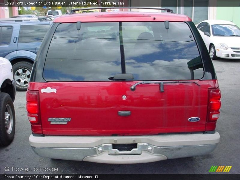 Laser Red / Medium Prairie Tan 1998 Ford Expedition Eddie Bauer