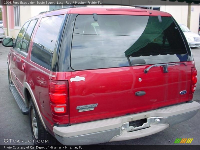 Laser Red / Medium Prairie Tan 1998 Ford Expedition Eddie Bauer