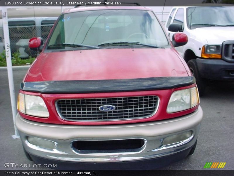 Laser Red / Medium Prairie Tan 1998 Ford Expedition Eddie Bauer