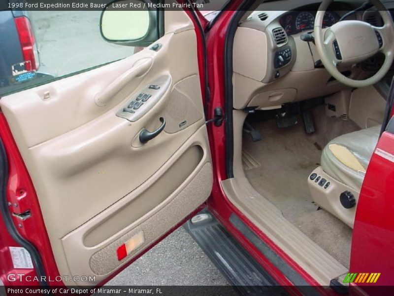 Laser Red / Medium Prairie Tan 1998 Ford Expedition Eddie Bauer