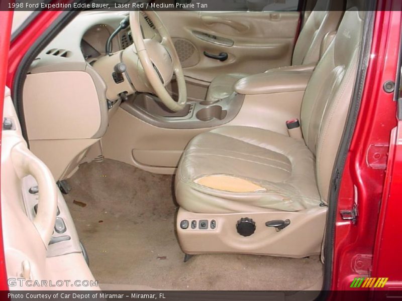 Laser Red / Medium Prairie Tan 1998 Ford Expedition Eddie Bauer