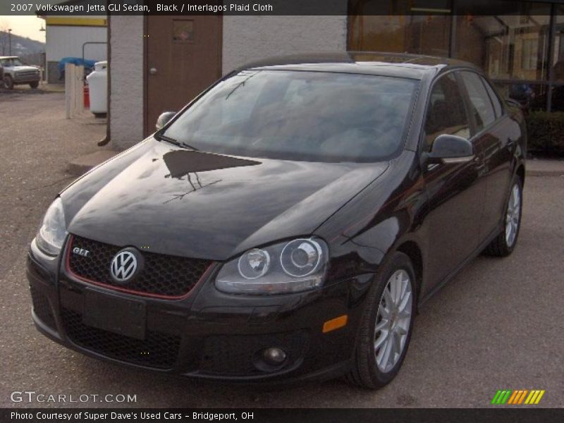 Black / Interlagos Plaid Cloth 2007 Volkswagen Jetta GLI Sedan