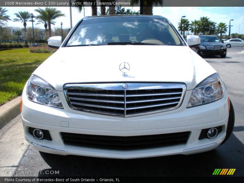 Arctic White / Savanna/Cashmere 2008 Mercedes-Benz C 300 Luxury