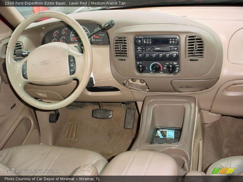 Laser Red / Medium Prairie Tan 1998 Ford Expedition Eddie Bauer