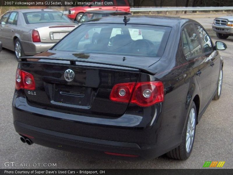 Black / Interlagos Plaid Cloth 2007 Volkswagen Jetta GLI Sedan