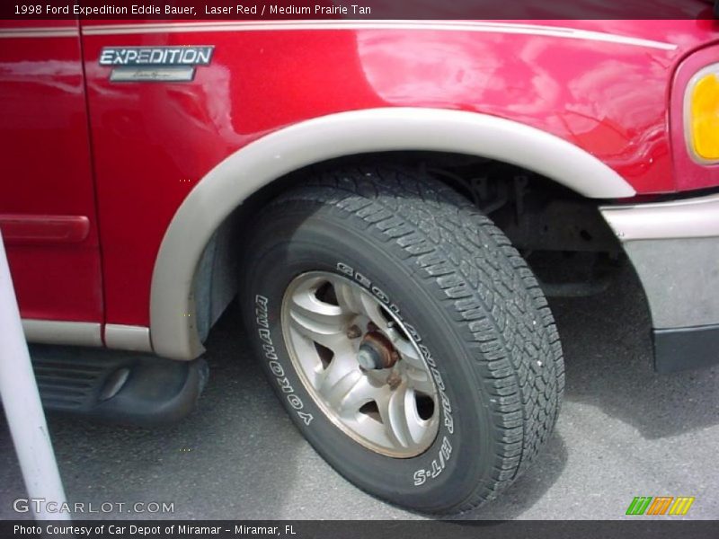 Laser Red / Medium Prairie Tan 1998 Ford Expedition Eddie Bauer