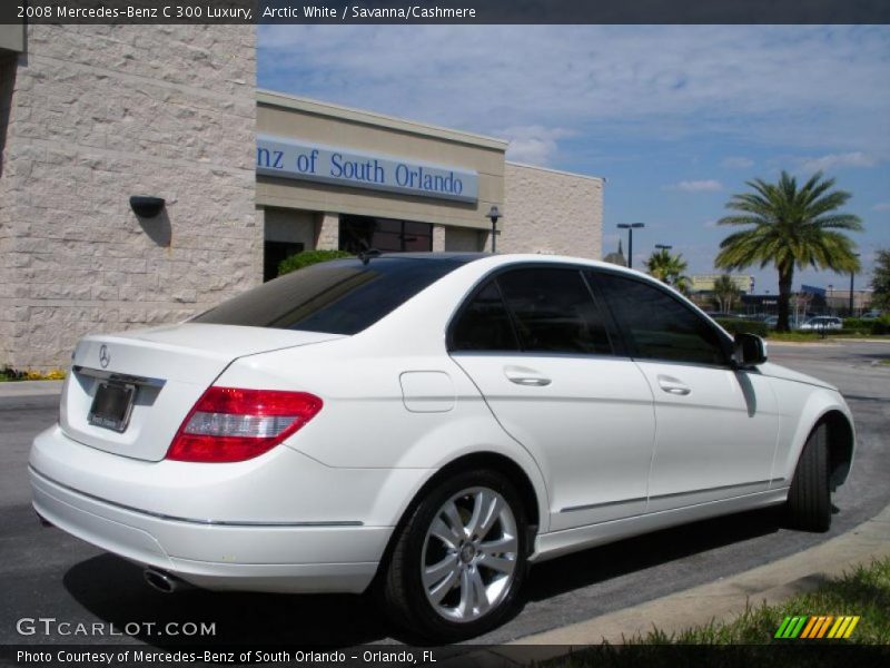 Arctic White / Savanna/Cashmere 2008 Mercedes-Benz C 300 Luxury