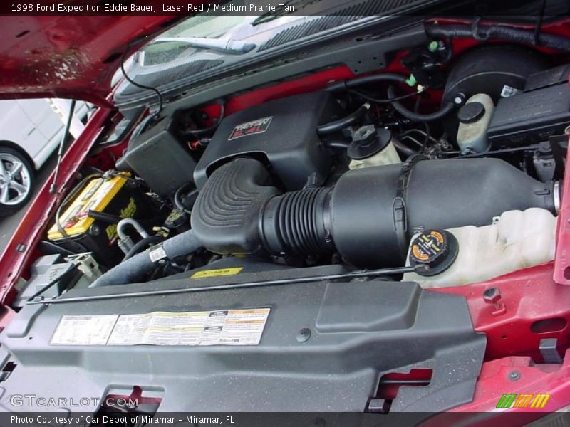 Laser Red / Medium Prairie Tan 1998 Ford Expedition Eddie Bauer