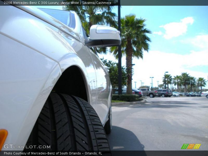 Arctic White / Savanna/Cashmere 2008 Mercedes-Benz C 300 Luxury