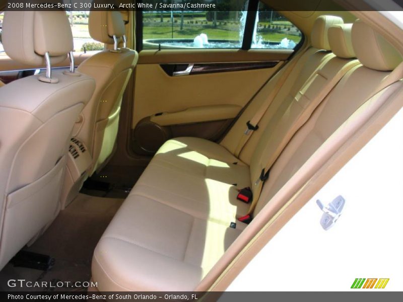 Arctic White / Savanna/Cashmere 2008 Mercedes-Benz C 300 Luxury