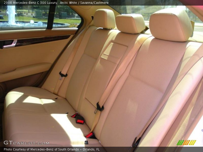 Arctic White / Savanna/Cashmere 2008 Mercedes-Benz C 300 Luxury