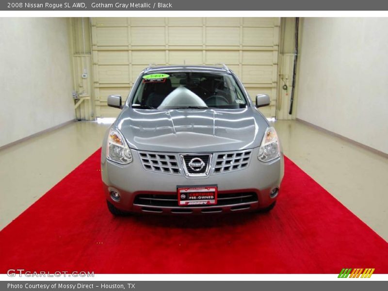 Gotham Gray Metallic / Black 2008 Nissan Rogue SL AWD