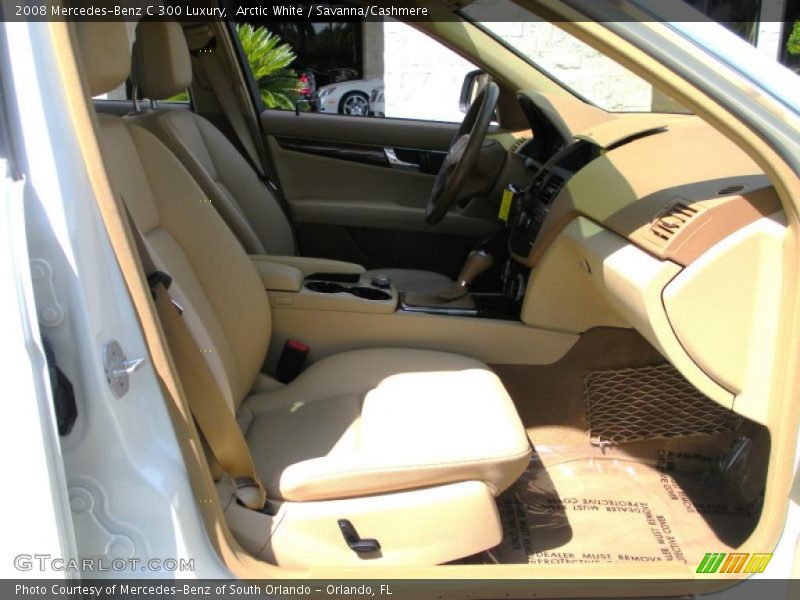 Arctic White / Savanna/Cashmere 2008 Mercedes-Benz C 300 Luxury