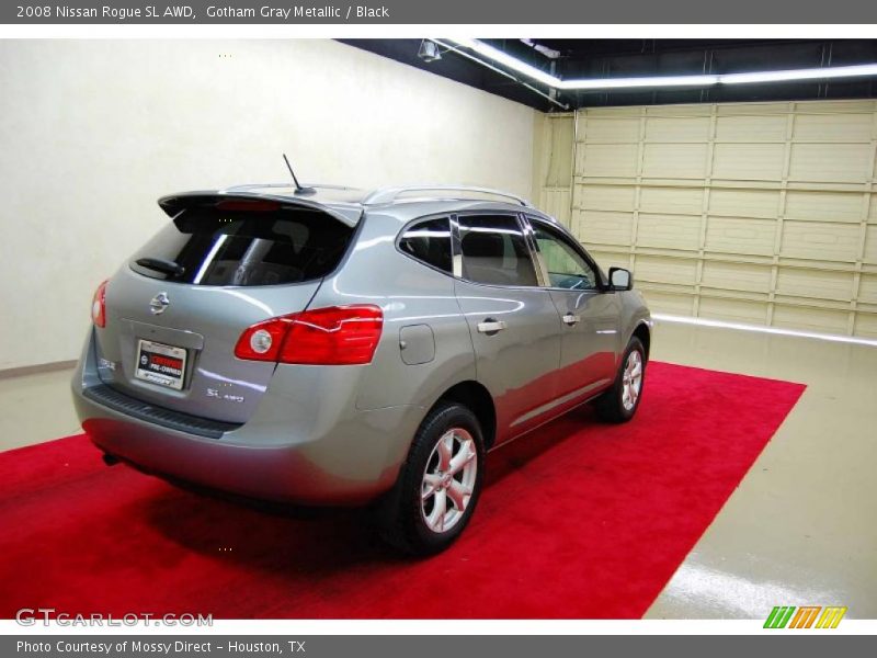 Gotham Gray Metallic / Black 2008 Nissan Rogue SL AWD
