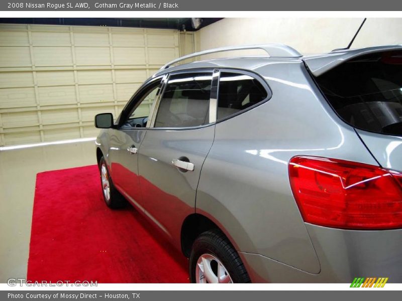 Gotham Gray Metallic / Black 2008 Nissan Rogue SL AWD