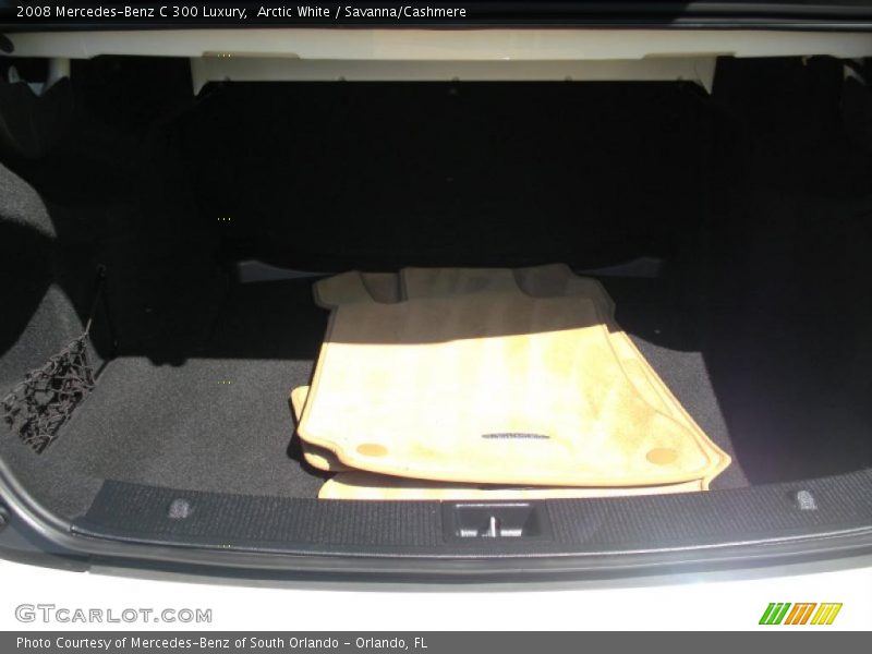 Arctic White / Savanna/Cashmere 2008 Mercedes-Benz C 300 Luxury