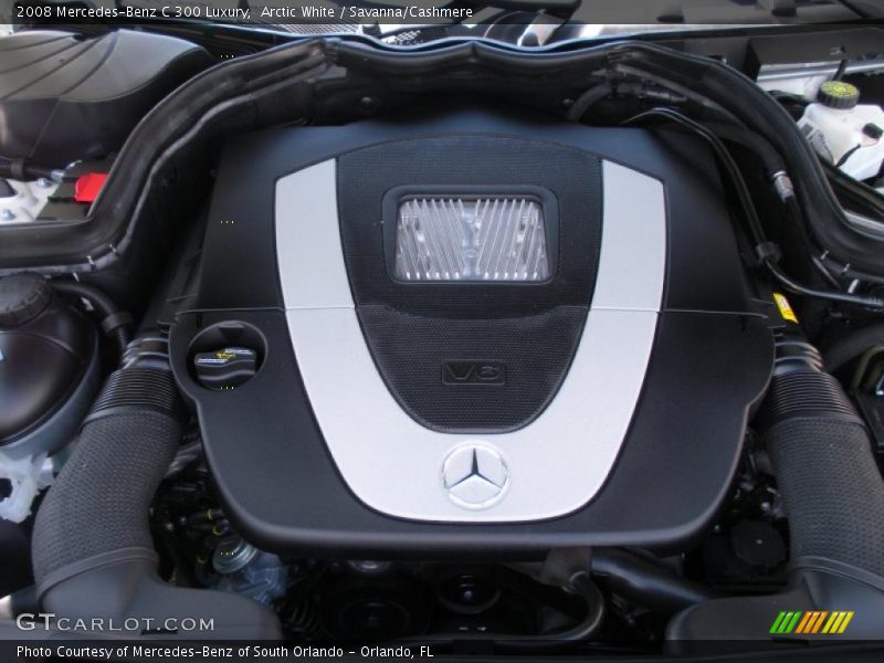 Arctic White / Savanna/Cashmere 2008 Mercedes-Benz C 300 Luxury