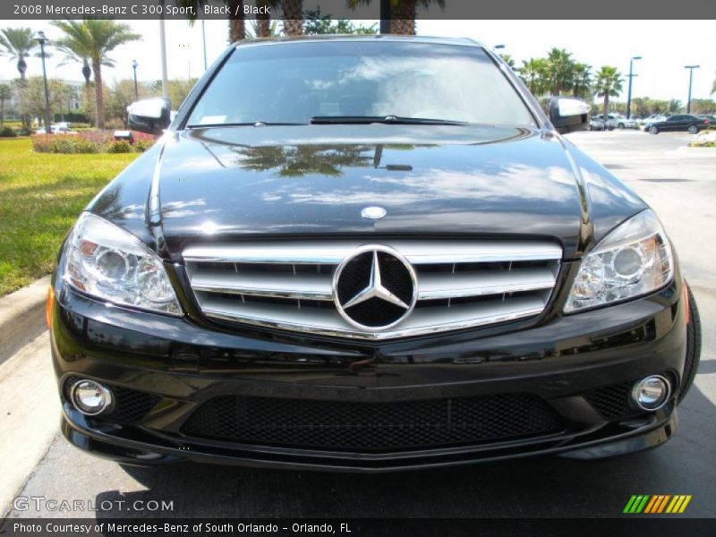 Black / Black 2008 Mercedes-Benz C 300 Sport