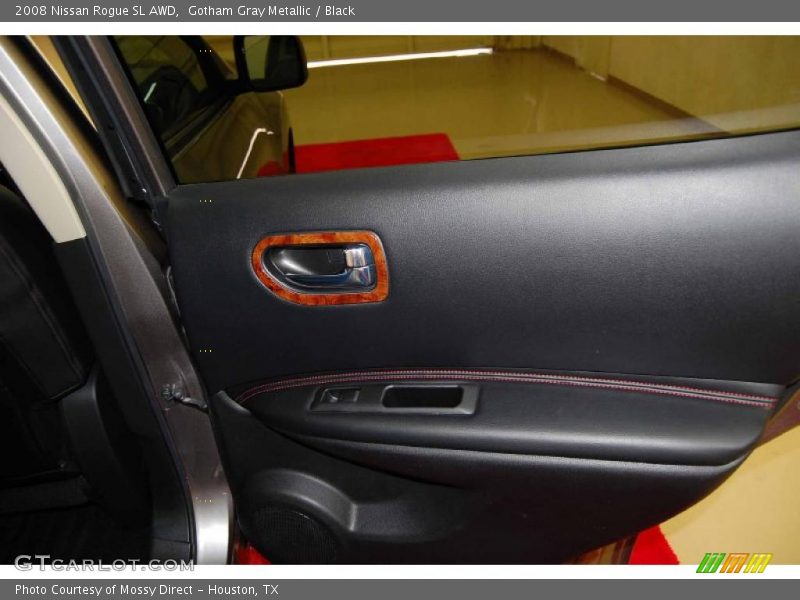 Gotham Gray Metallic / Black 2008 Nissan Rogue SL AWD