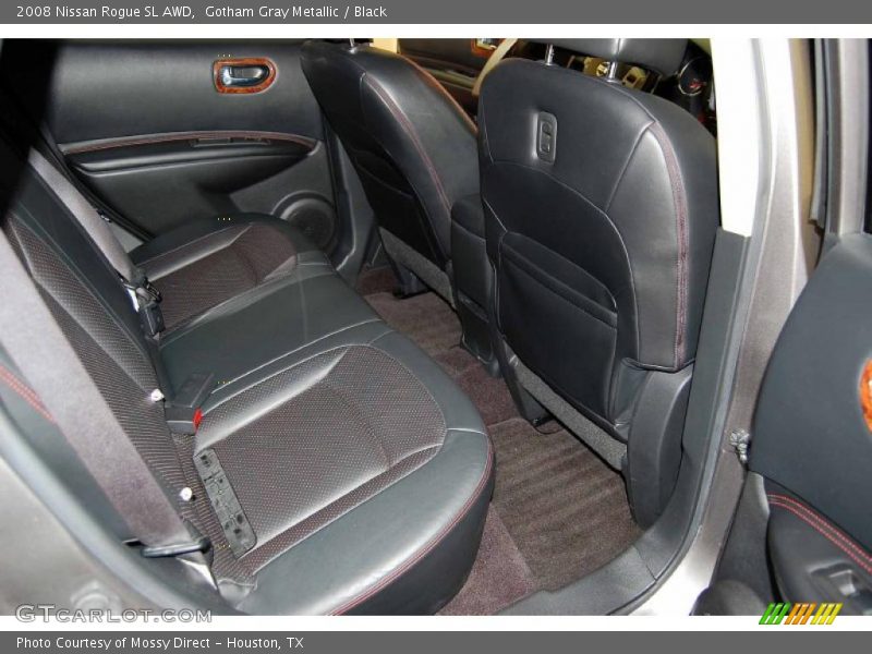Gotham Gray Metallic / Black 2008 Nissan Rogue SL AWD