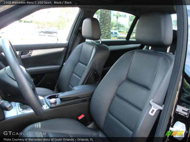 Black / Black 2008 Mercedes-Benz C 300 Sport