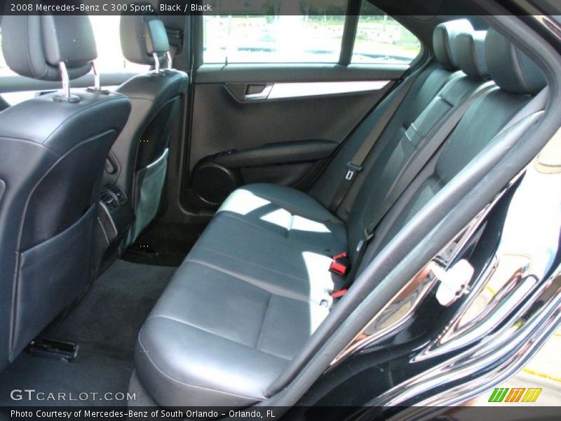 Black / Black 2008 Mercedes-Benz C 300 Sport