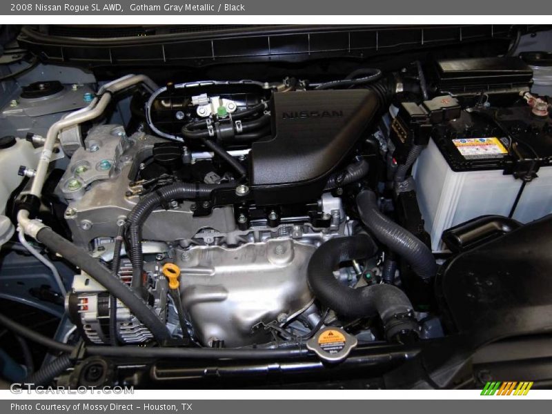 Gotham Gray Metallic / Black 2008 Nissan Rogue SL AWD