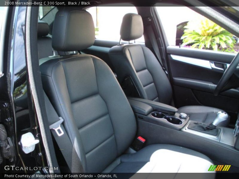 Black / Black 2008 Mercedes-Benz C 300 Sport