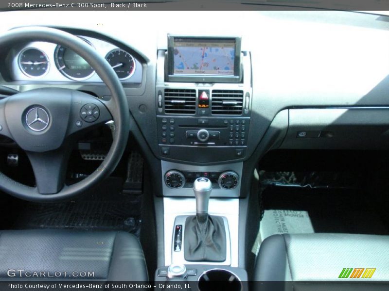 Black / Black 2008 Mercedes-Benz C 300 Sport