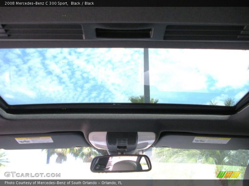 Black / Black 2008 Mercedes-Benz C 300 Sport