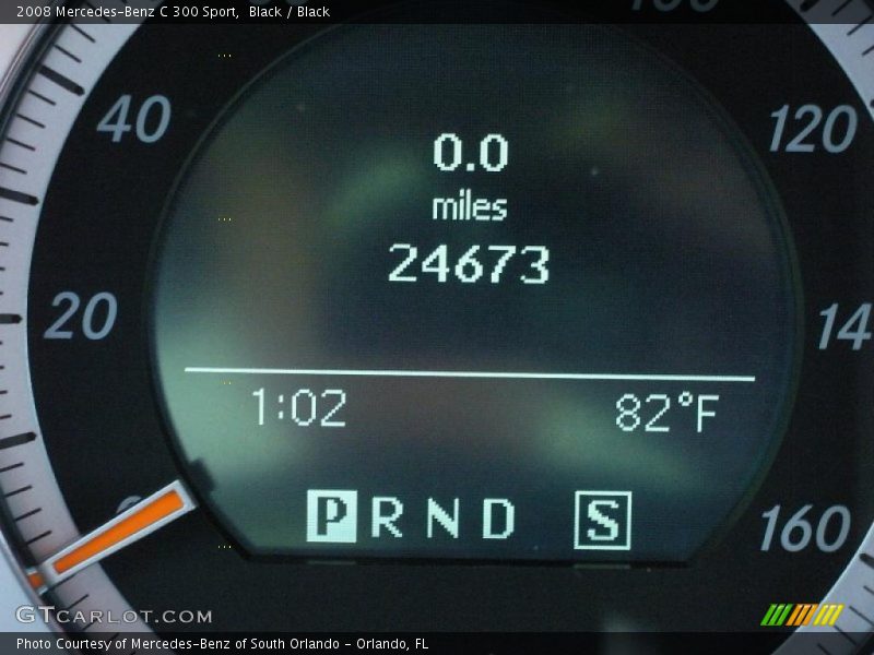 Black / Black 2008 Mercedes-Benz C 300 Sport