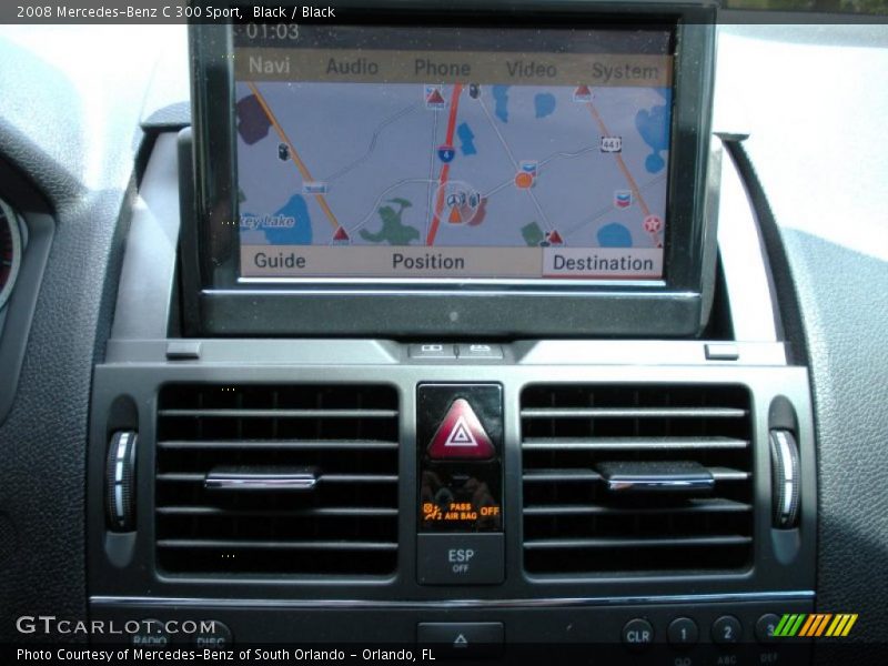 Black / Black 2008 Mercedes-Benz C 300 Sport