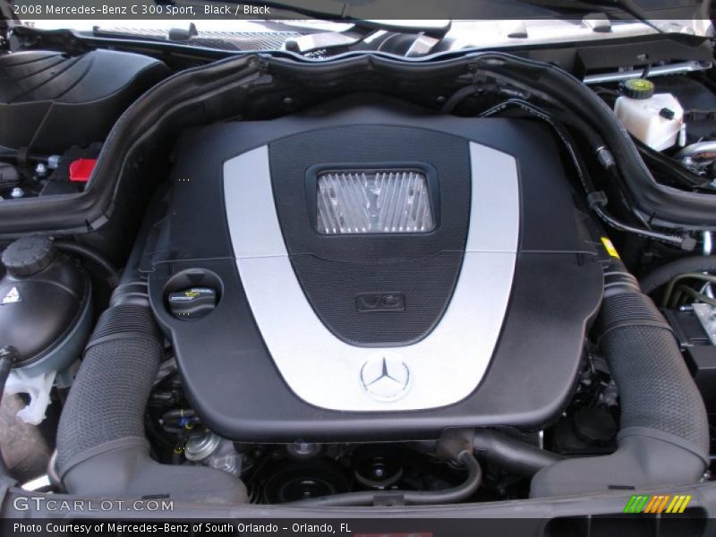 Black / Black 2008 Mercedes-Benz C 300 Sport