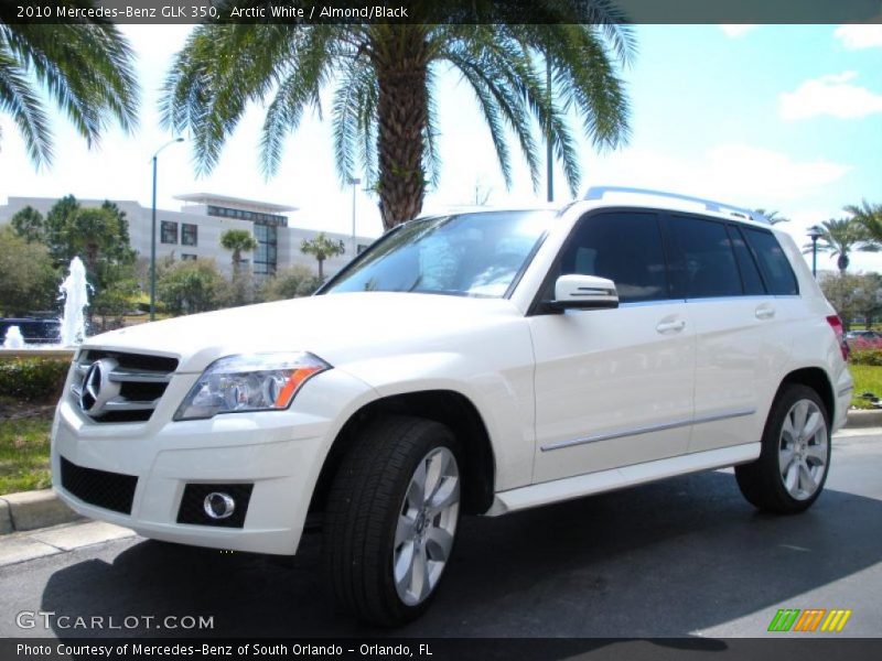 Arctic White / Almond/Black 2010 Mercedes-Benz GLK 350