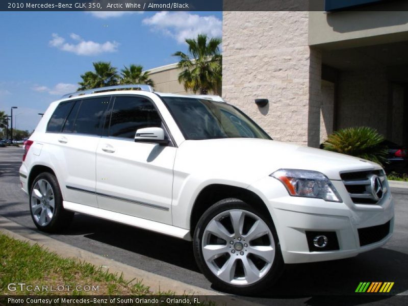 Arctic White / Almond/Black 2010 Mercedes-Benz GLK 350