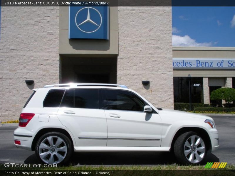 Arctic White / Almond/Black 2010 Mercedes-Benz GLK 350