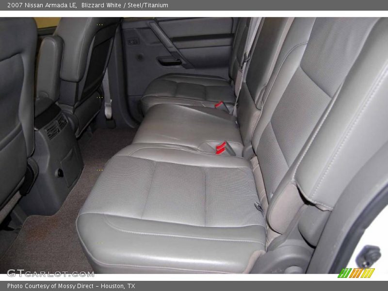 Blizzard White / Steel/Titanium 2007 Nissan Armada LE