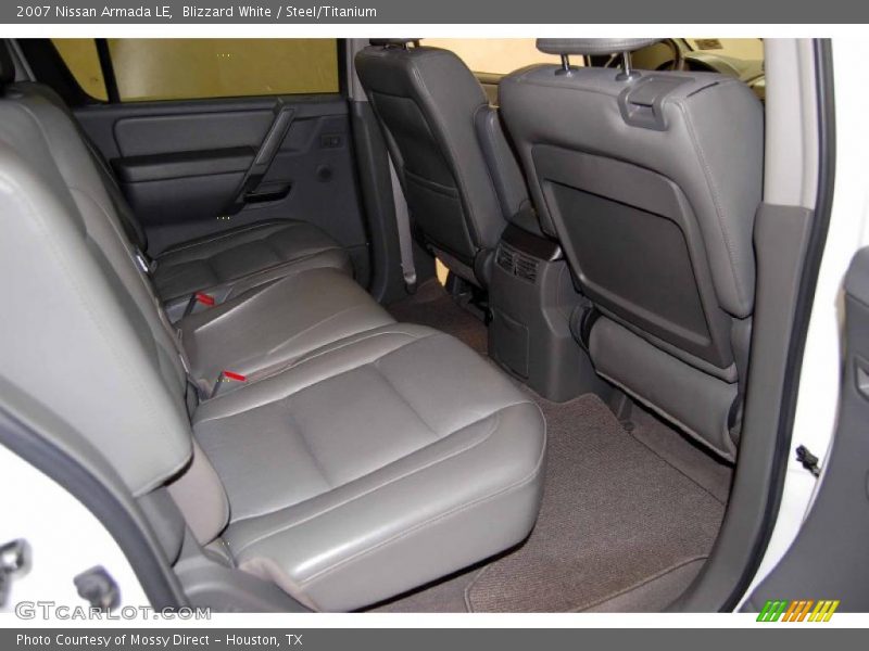 Blizzard White / Steel/Titanium 2007 Nissan Armada LE