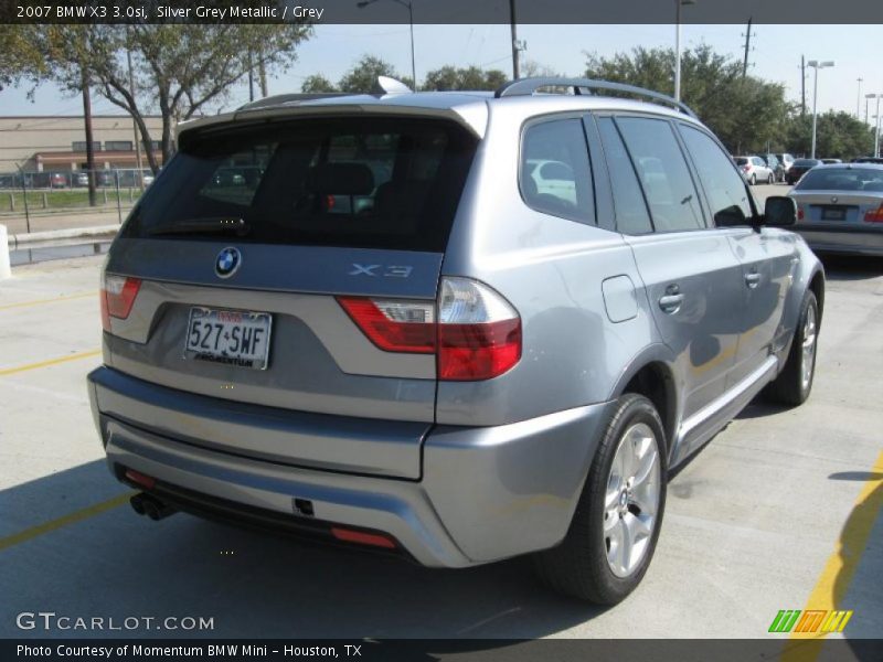 Silver Grey Metallic / Grey 2007 BMW X3 3.0si