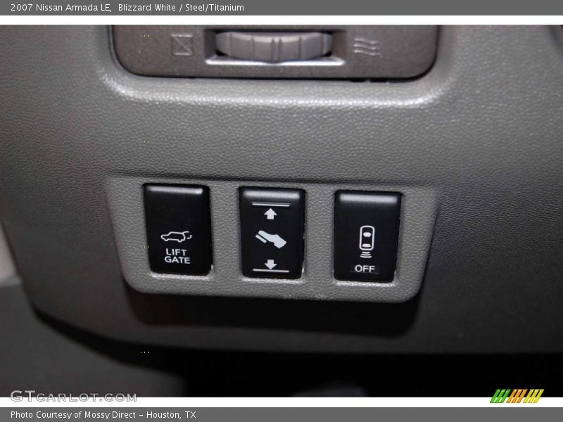 Blizzard White / Steel/Titanium 2007 Nissan Armada LE