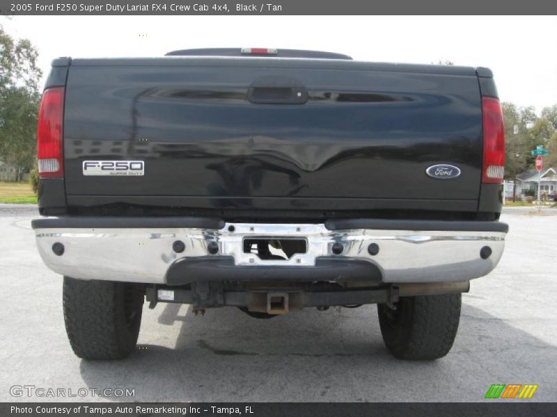 Black / Tan 2005 Ford F250 Super Duty Lariat FX4 Crew Cab 4x4