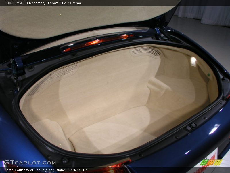 Topaz Blue / Crema 2002 BMW Z8 Roadster