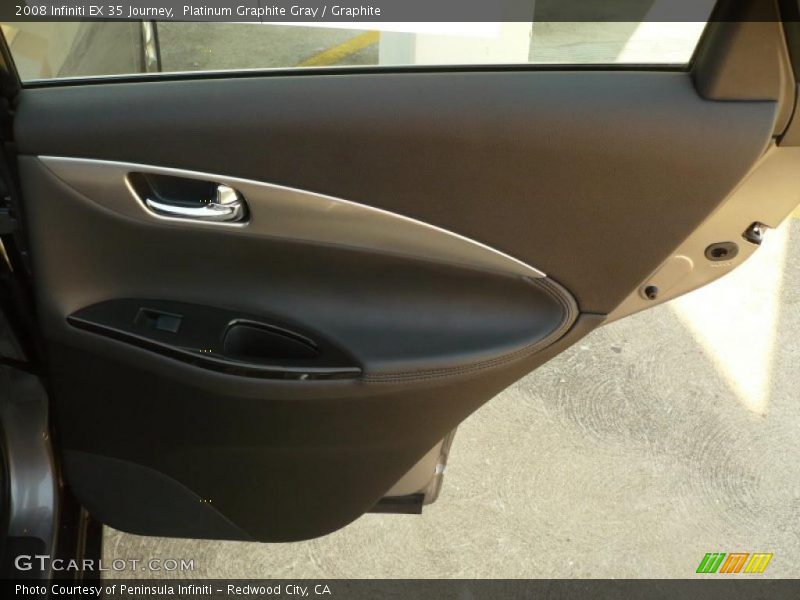 Platinum Graphite Gray / Graphite 2008 Infiniti EX 35 Journey