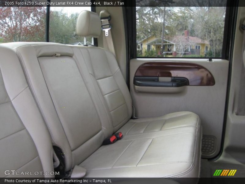 Black / Tan 2005 Ford F250 Super Duty Lariat FX4 Crew Cab 4x4