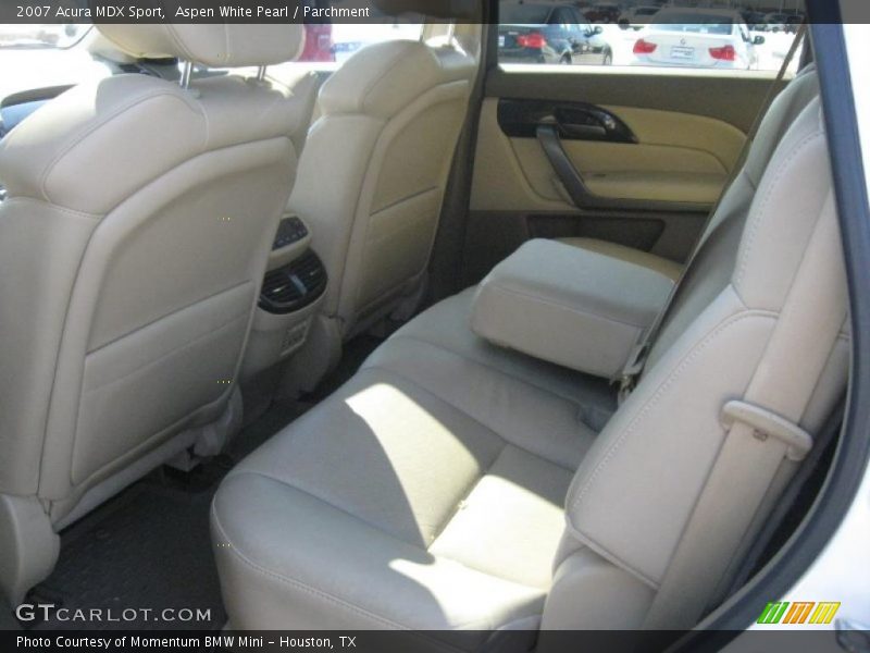 Aspen White Pearl / Parchment 2007 Acura MDX Sport