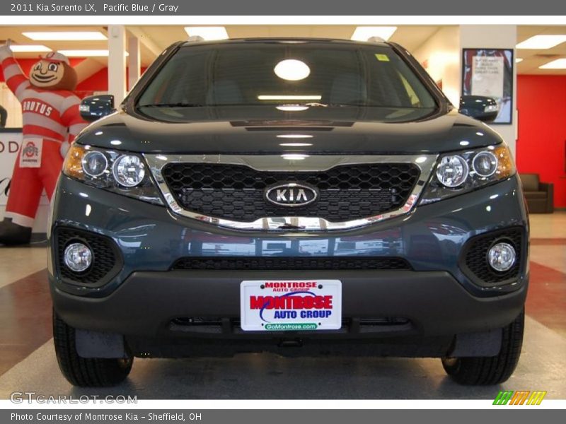 Pacific Blue / Gray 2011 Kia Sorento LX