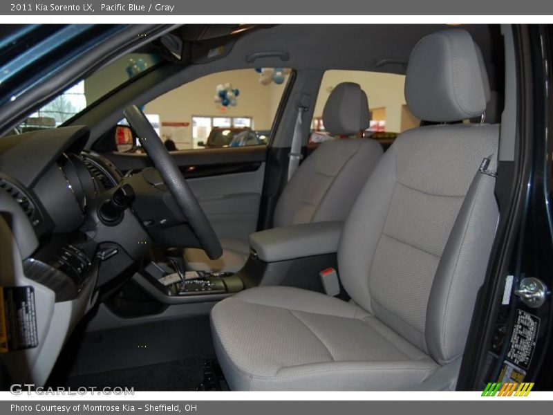 Pacific Blue / Gray 2011 Kia Sorento LX